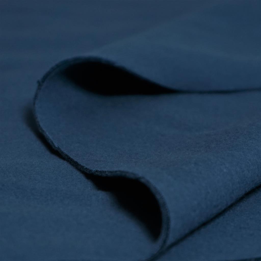 Baumwollfleece indigo - Bio